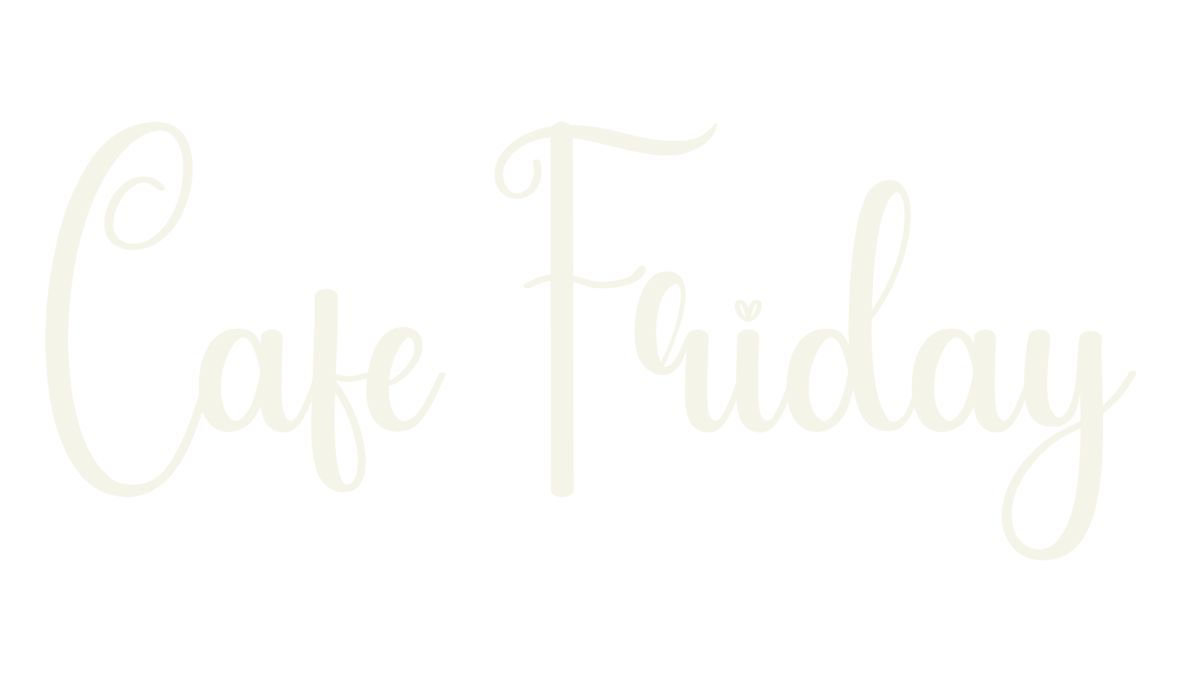 Cafe Friday, calligraphy font preview