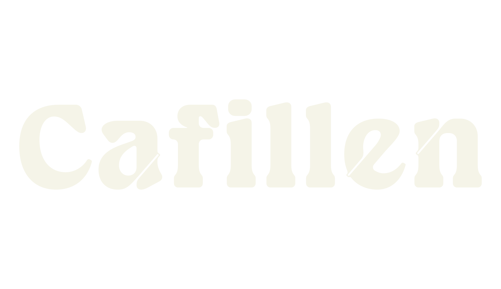 Cafillen, modern font preview