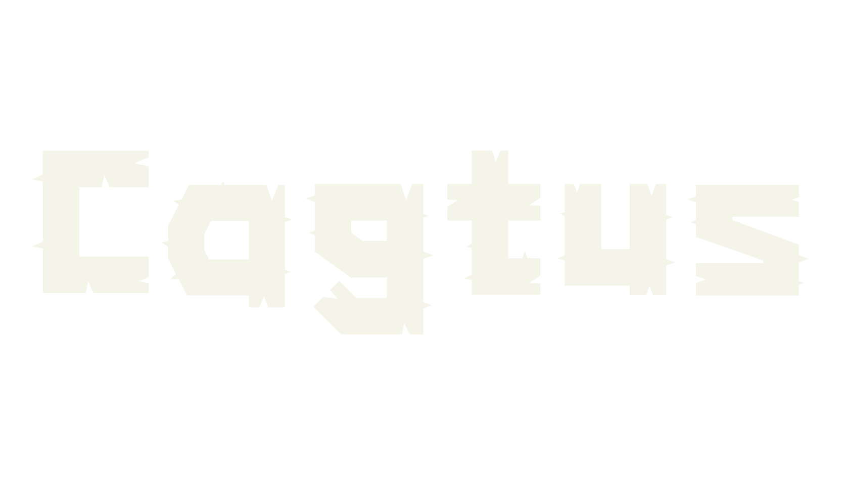 Cagtus, sans serif font preview