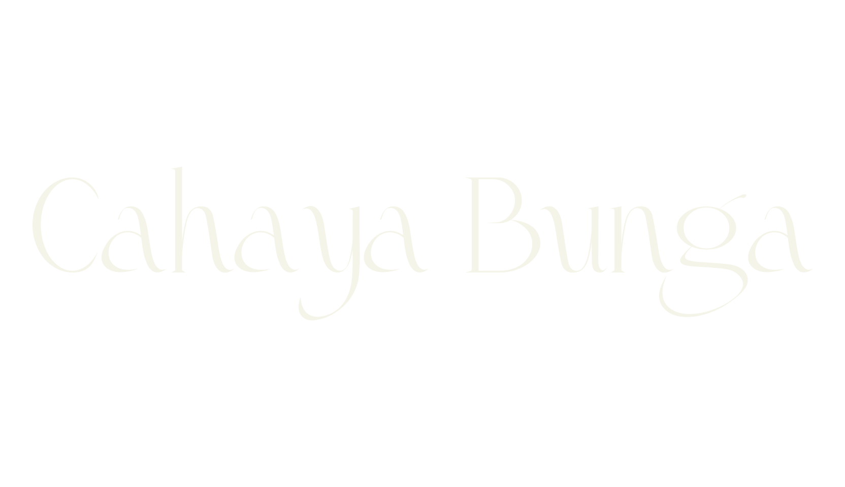 Cahaya Bunga, flower font preview