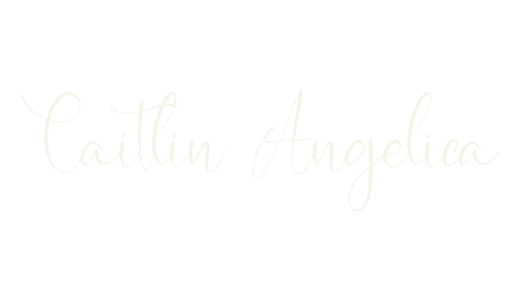 Caitlin Angelica, fashion script font preview
