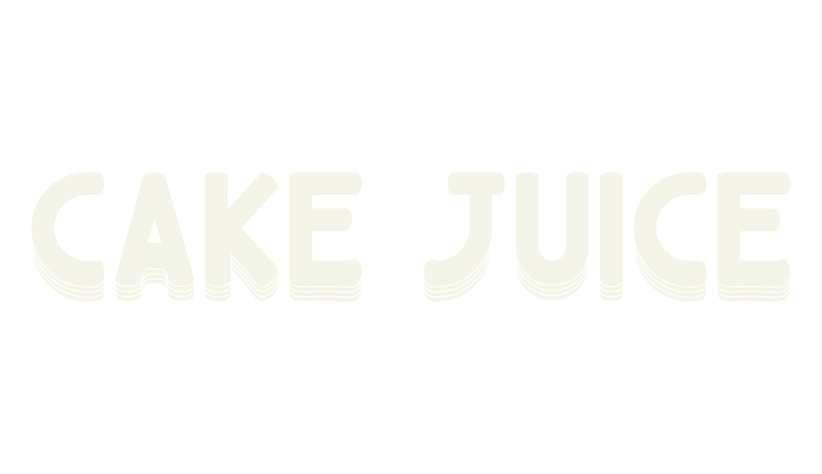 Cake Juice, stylish font preview