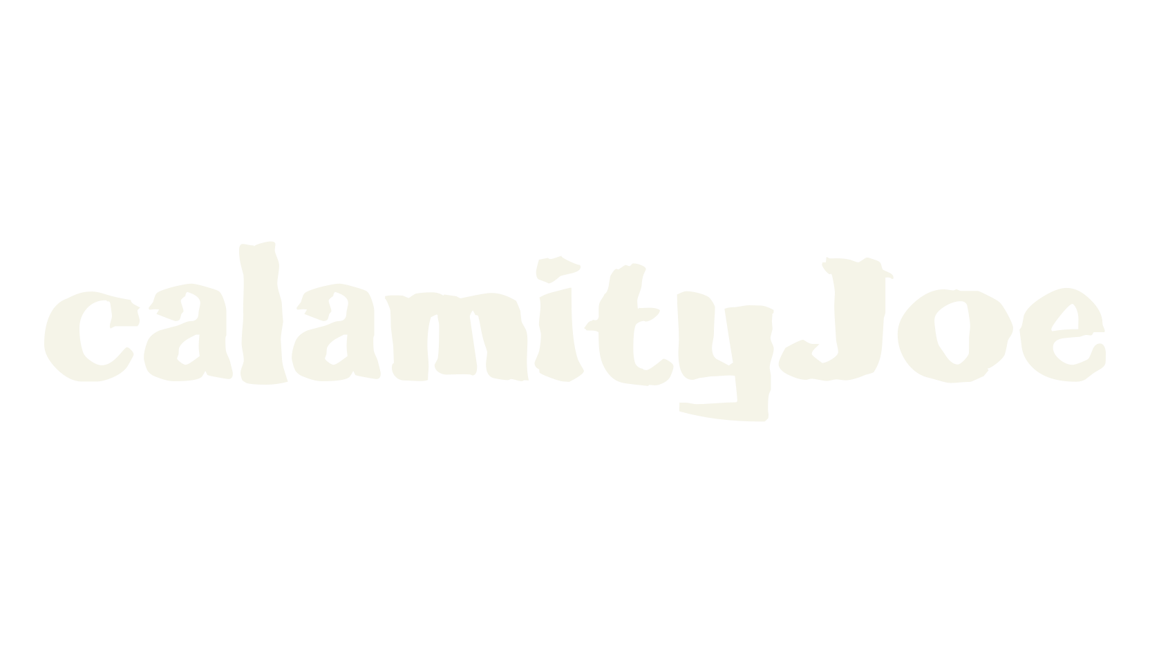 calamityJoe, brush font preview