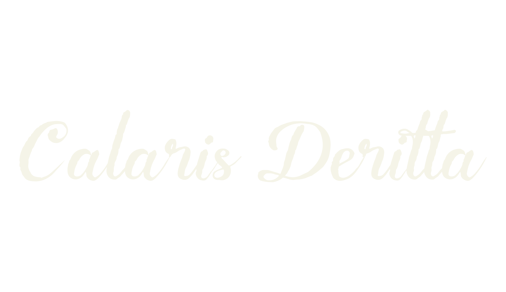 Calaris Deritta, calligraphy font preview