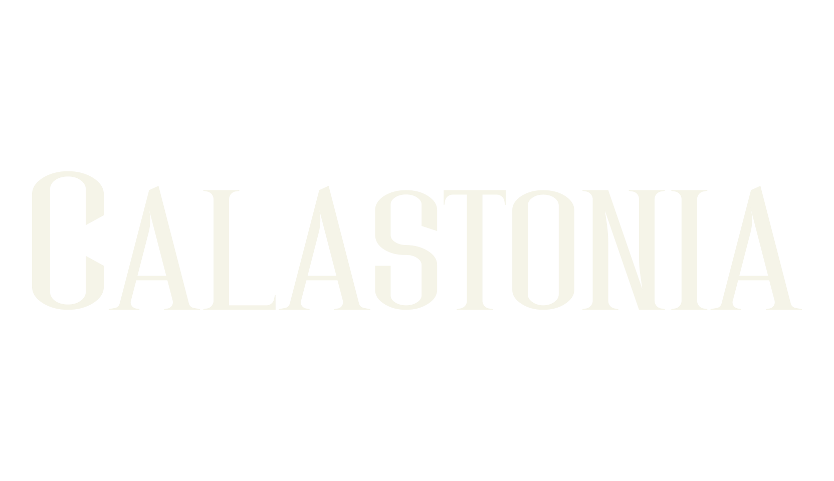 Calastonia, stylish font preview