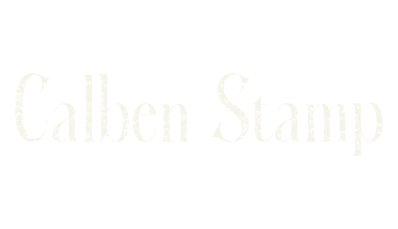 Calben Stamp, vintage font preview