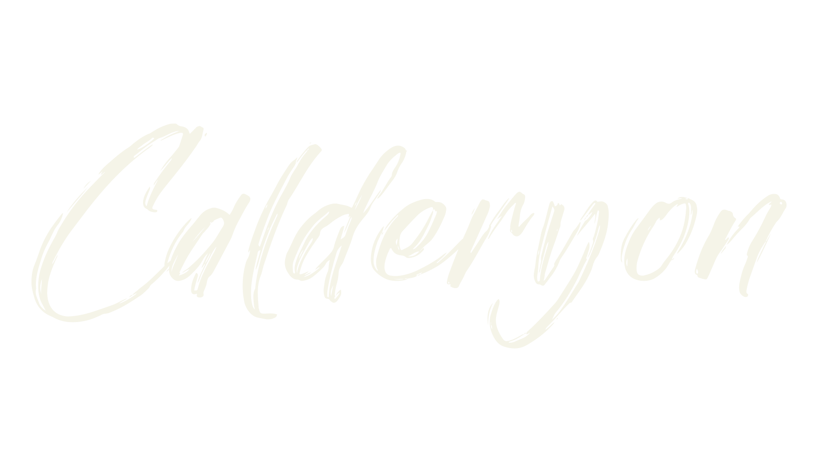 Calderyon, script font preview