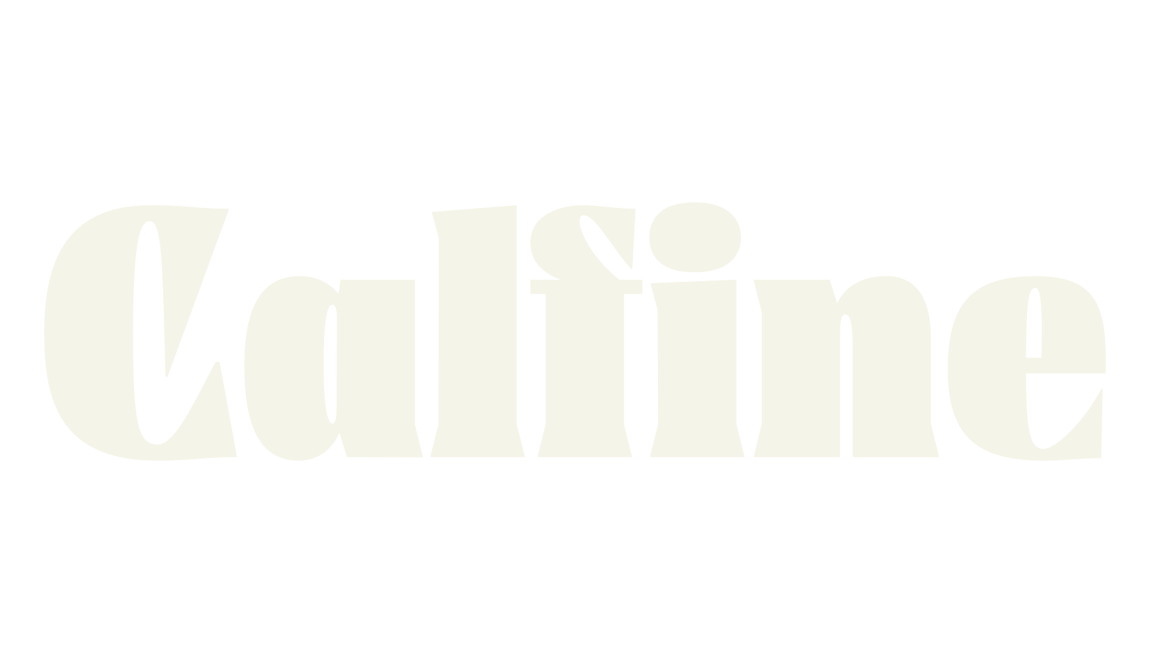 Calfine, serif font preview