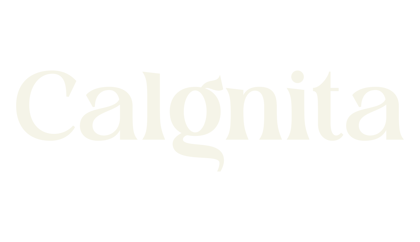 Calgnita, cute font preview