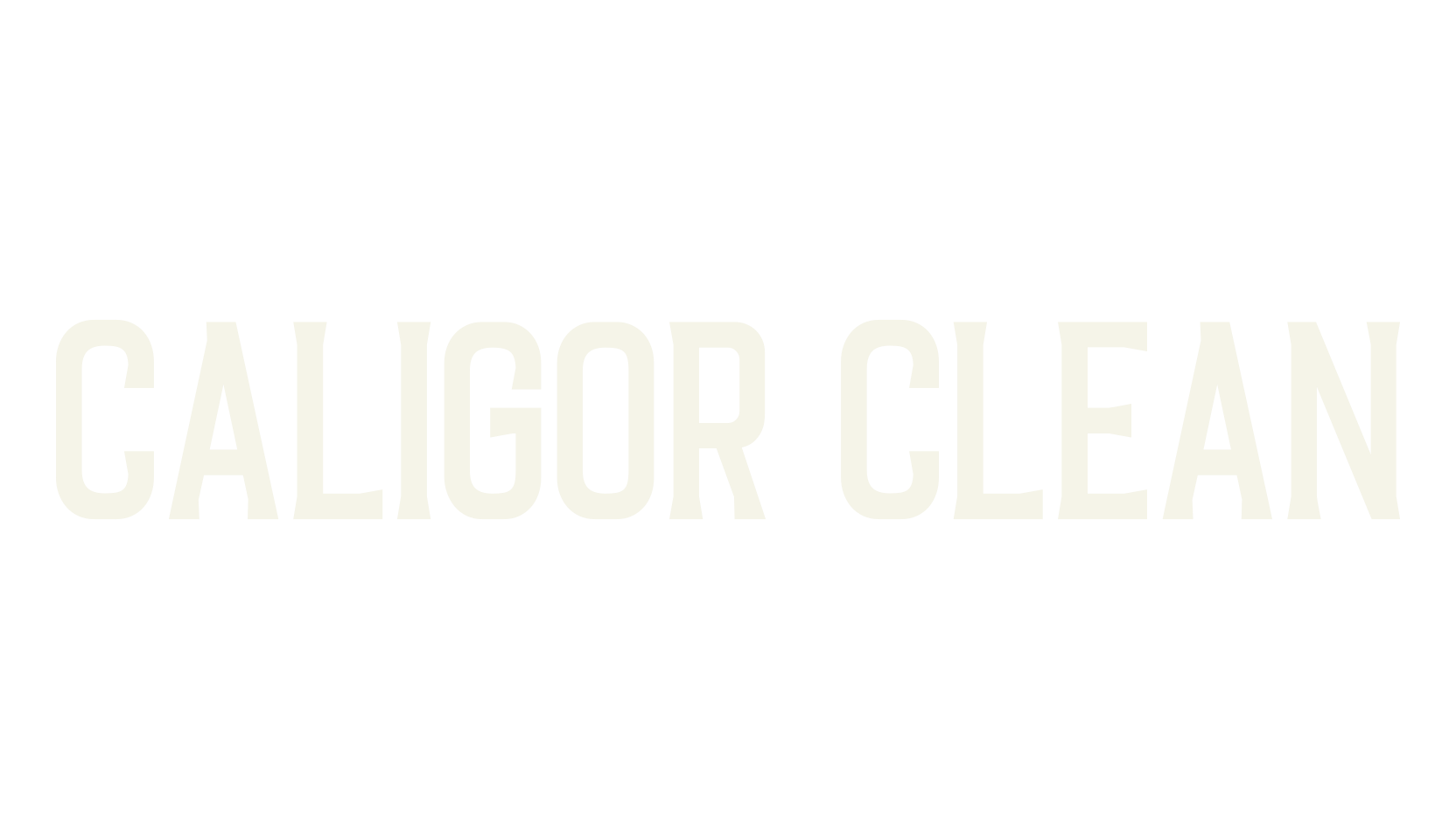 Caligor Clean, serif font preview