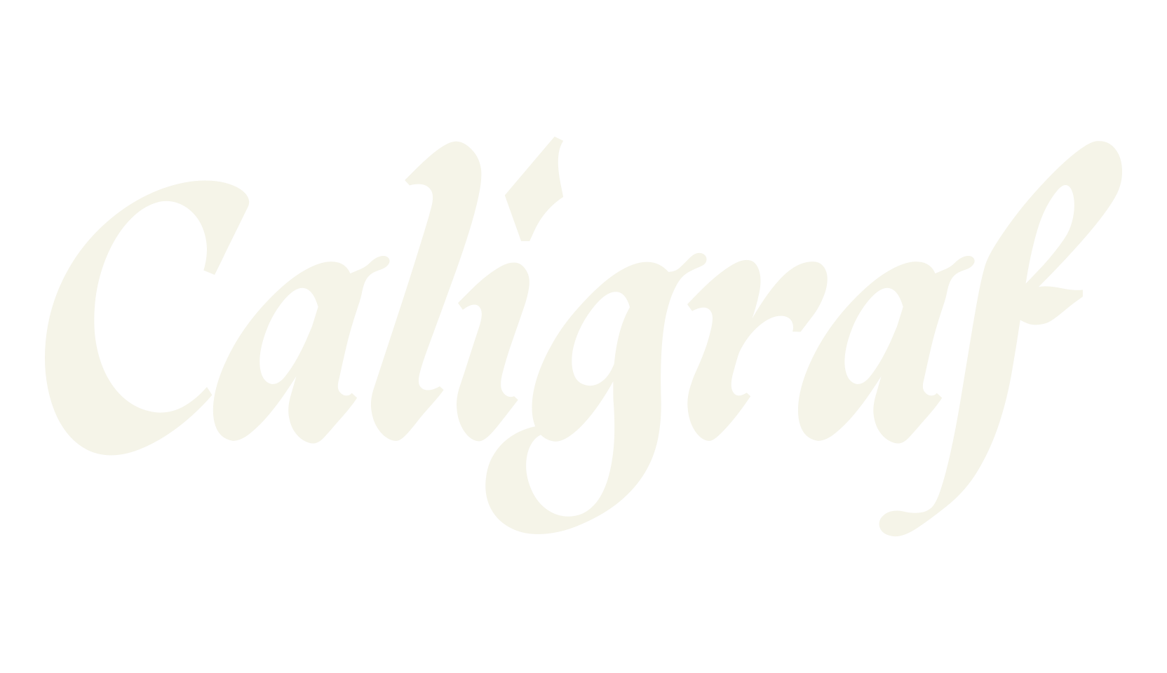 Caligraf, fashion script font preview
