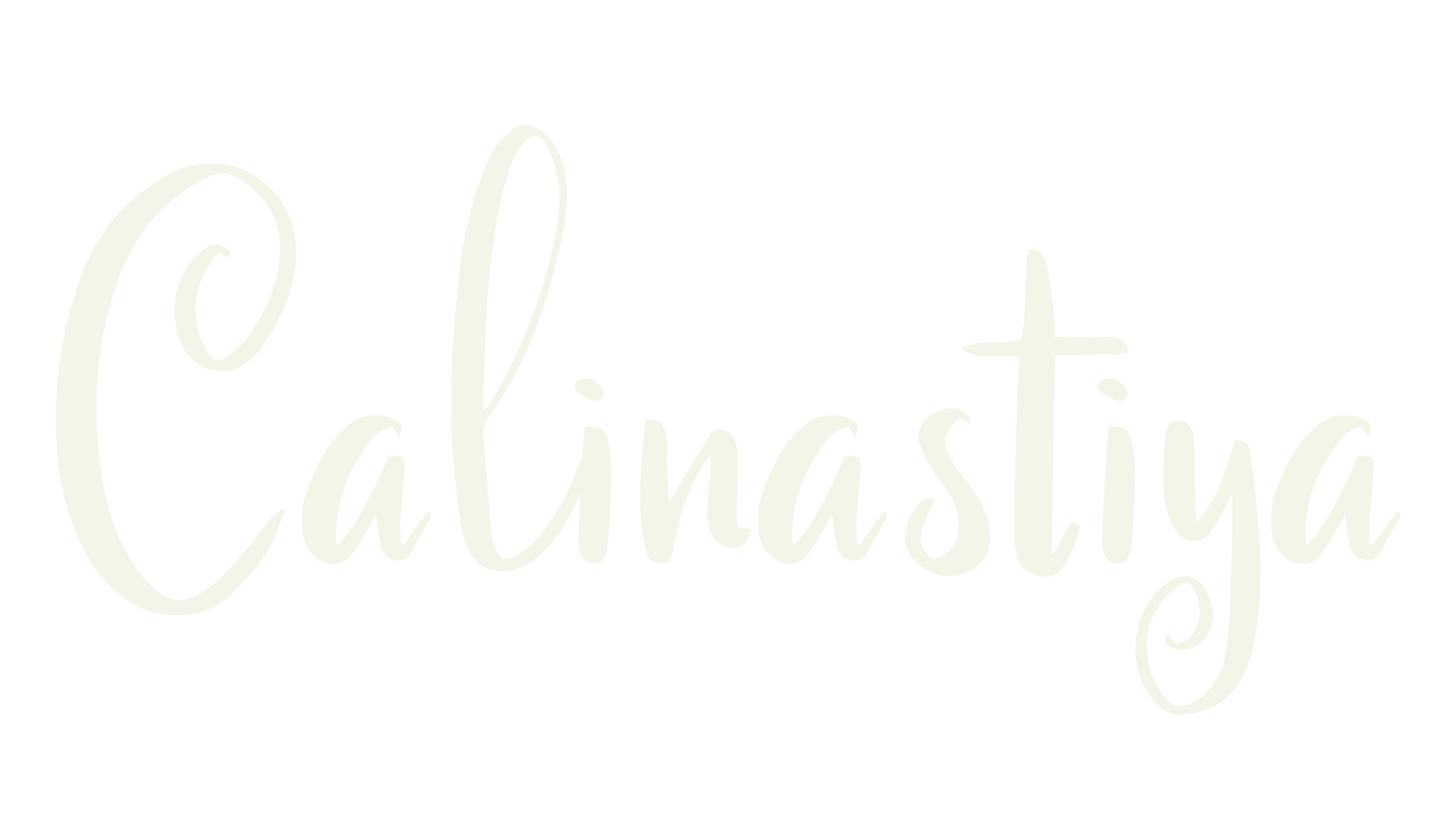 Calinastiya, lettering font preview