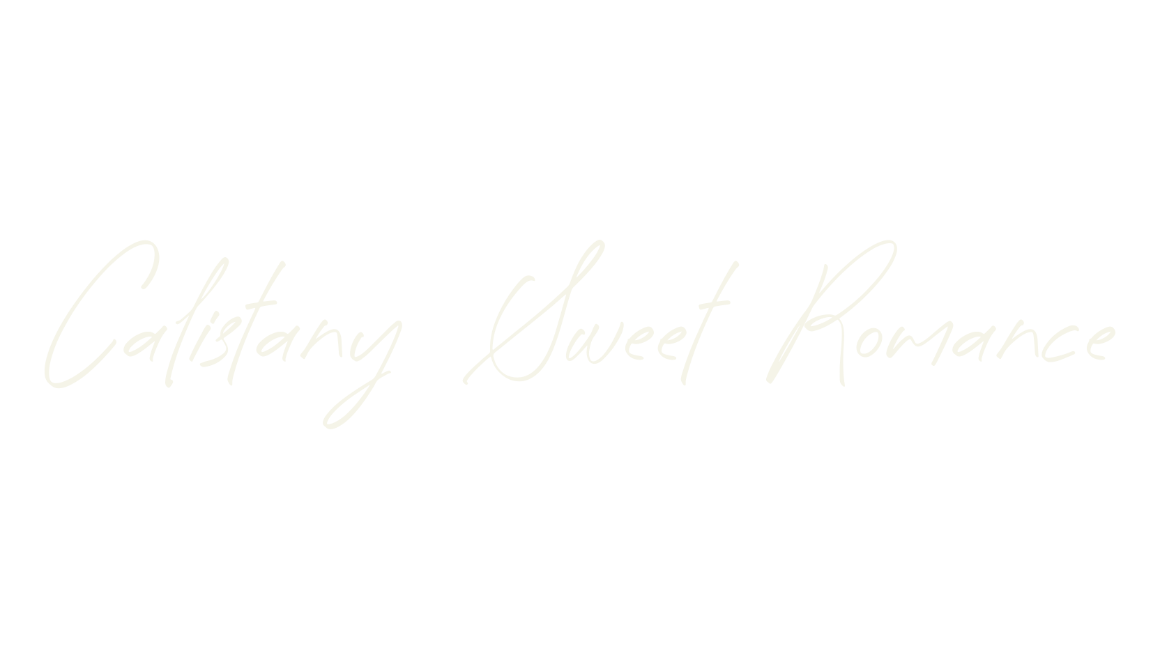 Calistany Sweet Romance, script font preview