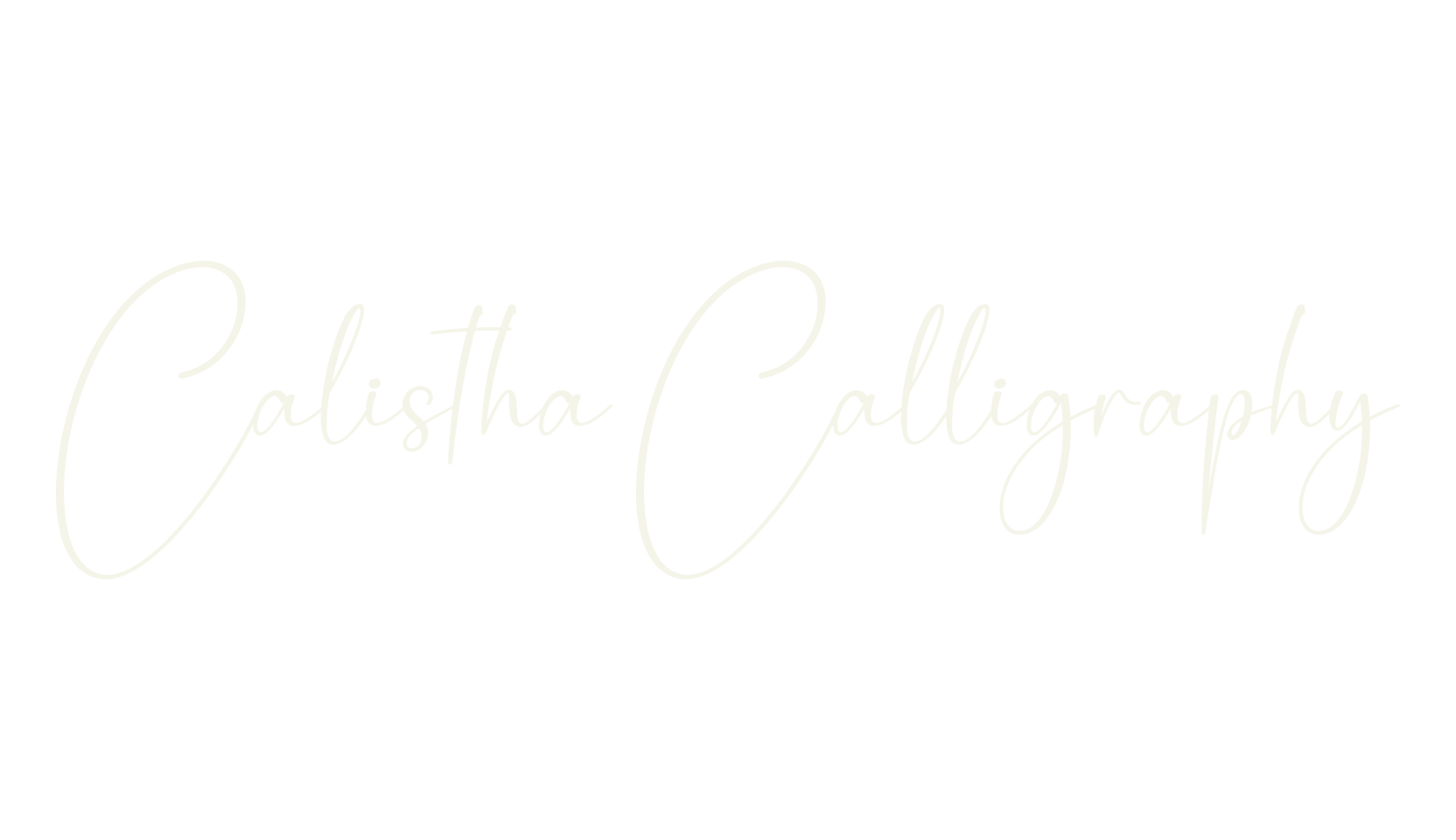 Calistha Calligraphy, calligraphy font preview