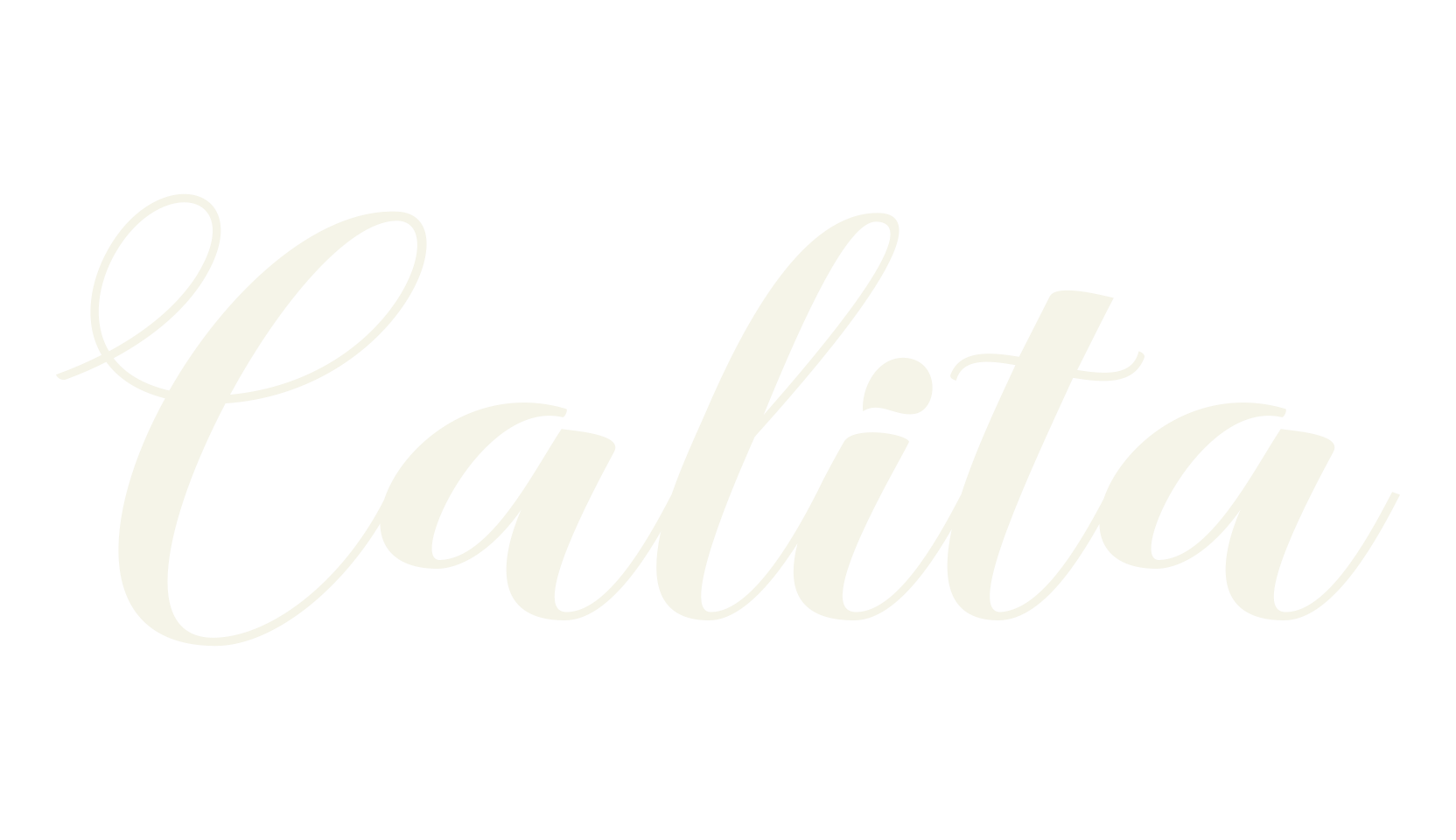 Calita, wedding font preview