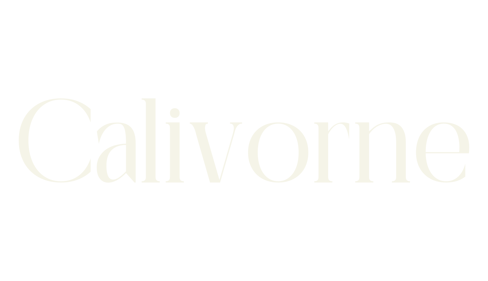 Calivorne, serif font preview