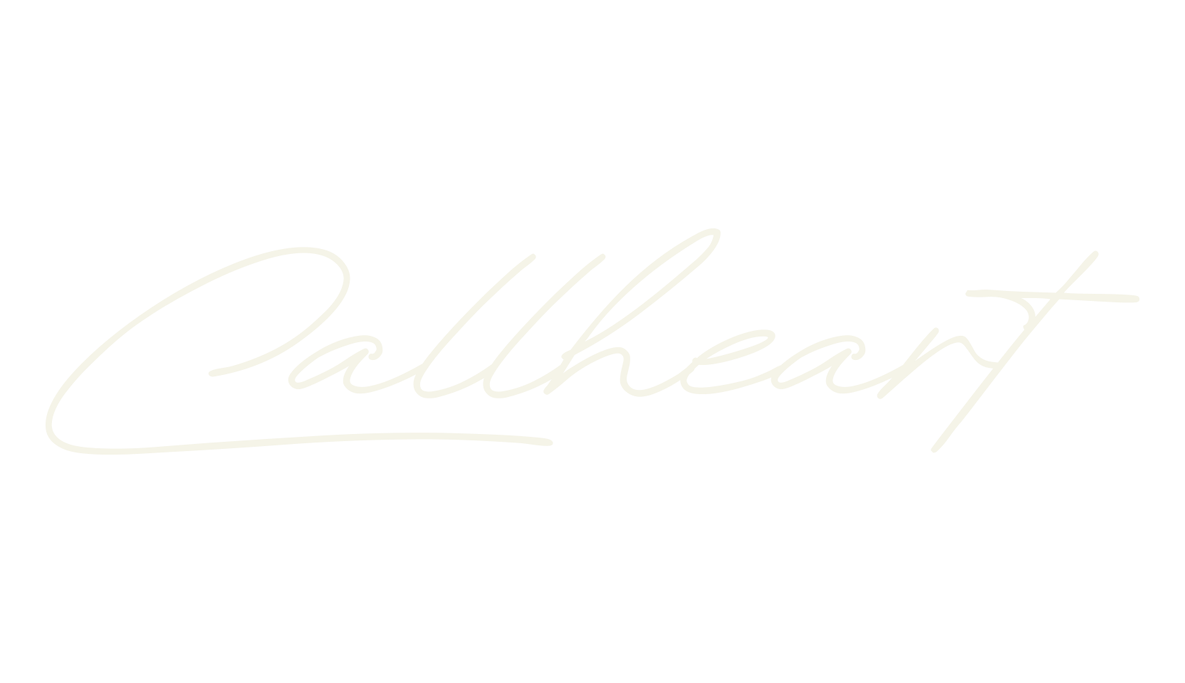 Callheart, fashion script font preview