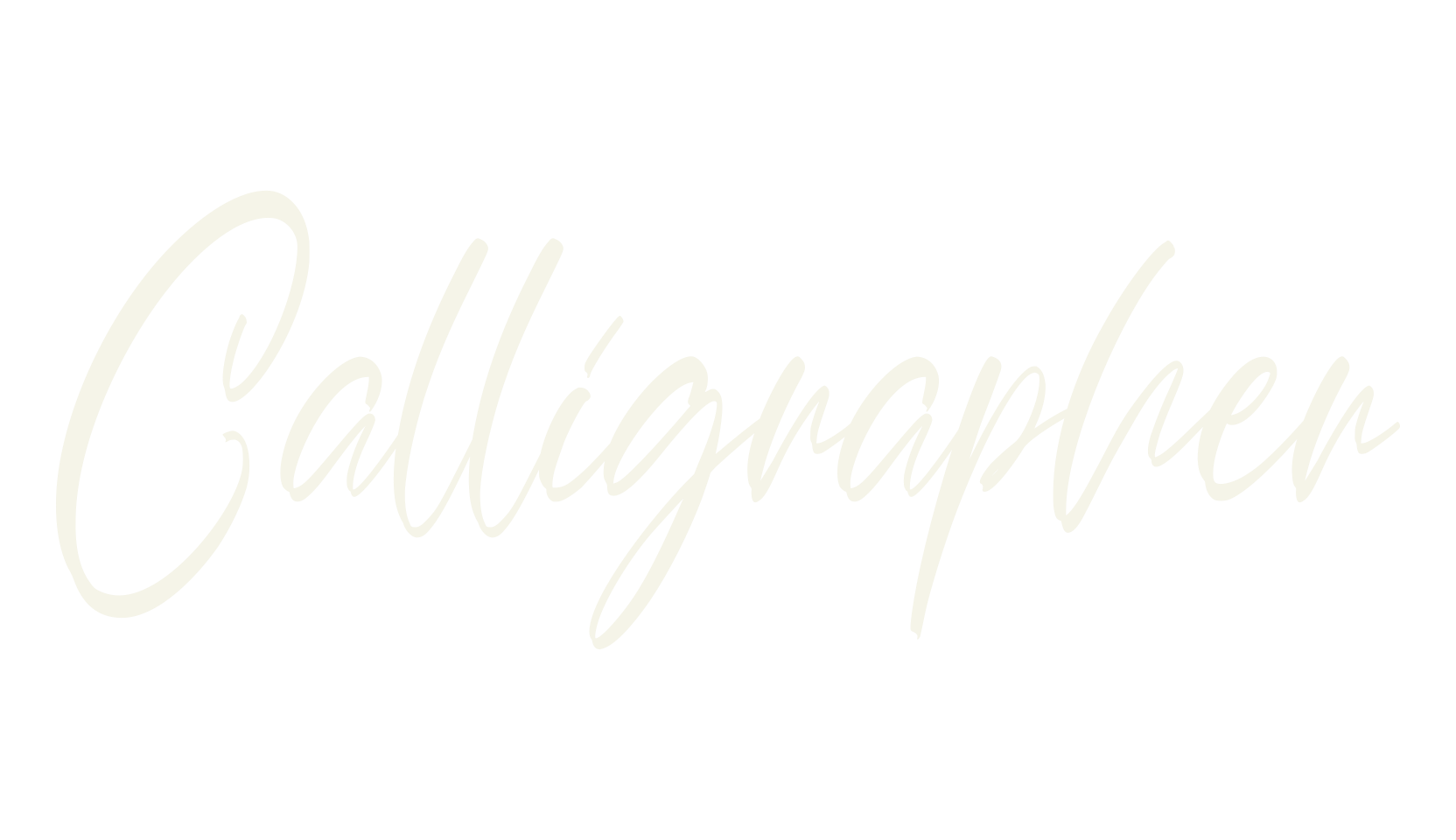 Calligrapher, calligraphy font preview