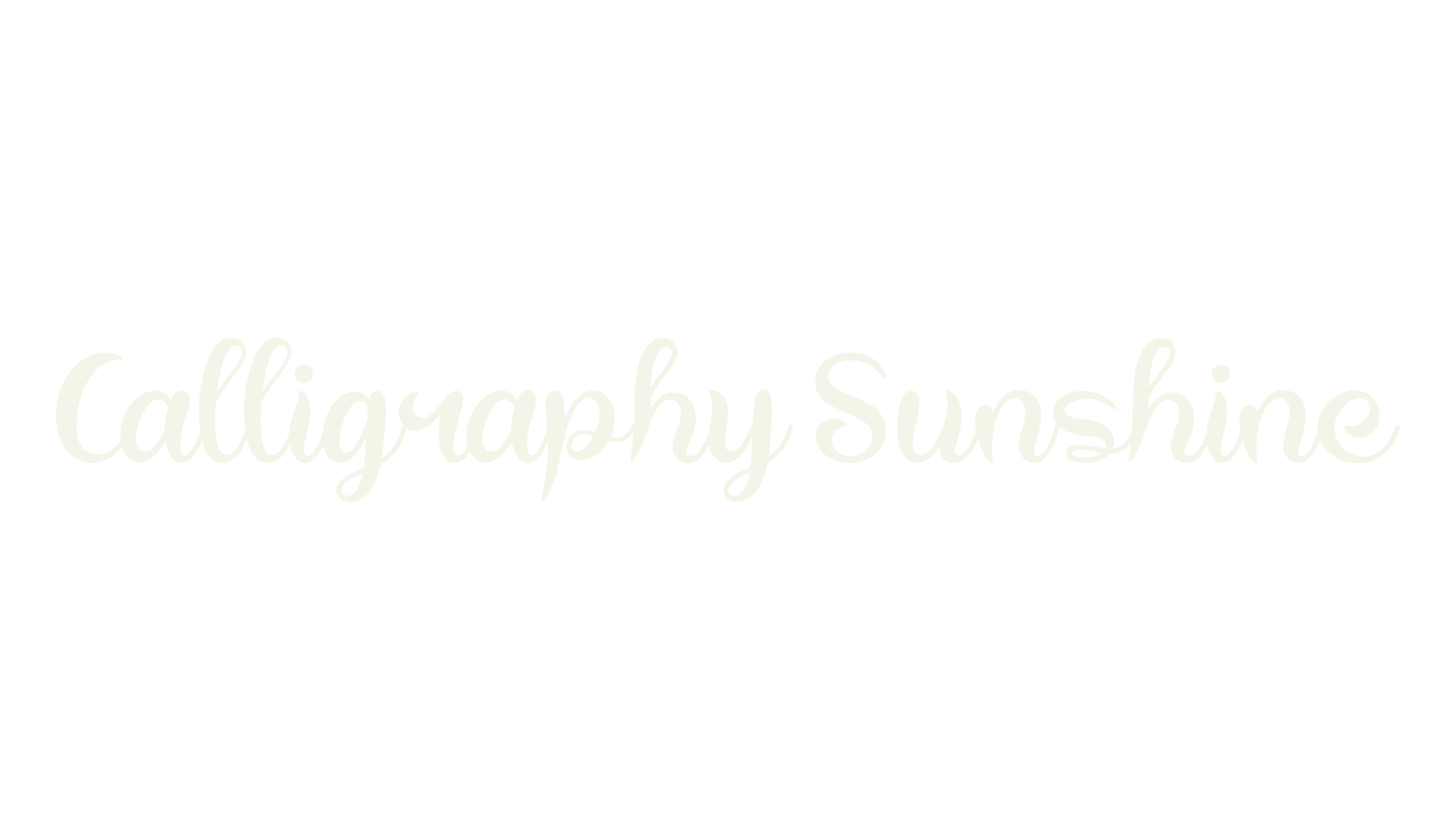 Calligraphy Sunshine, fashion script font preview