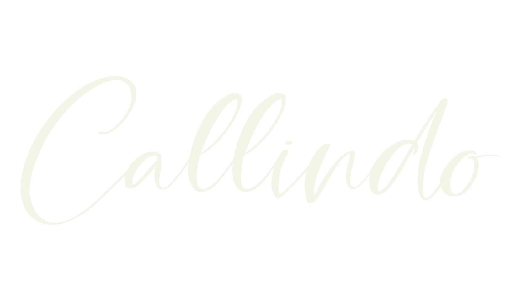 Callindo, script font preview