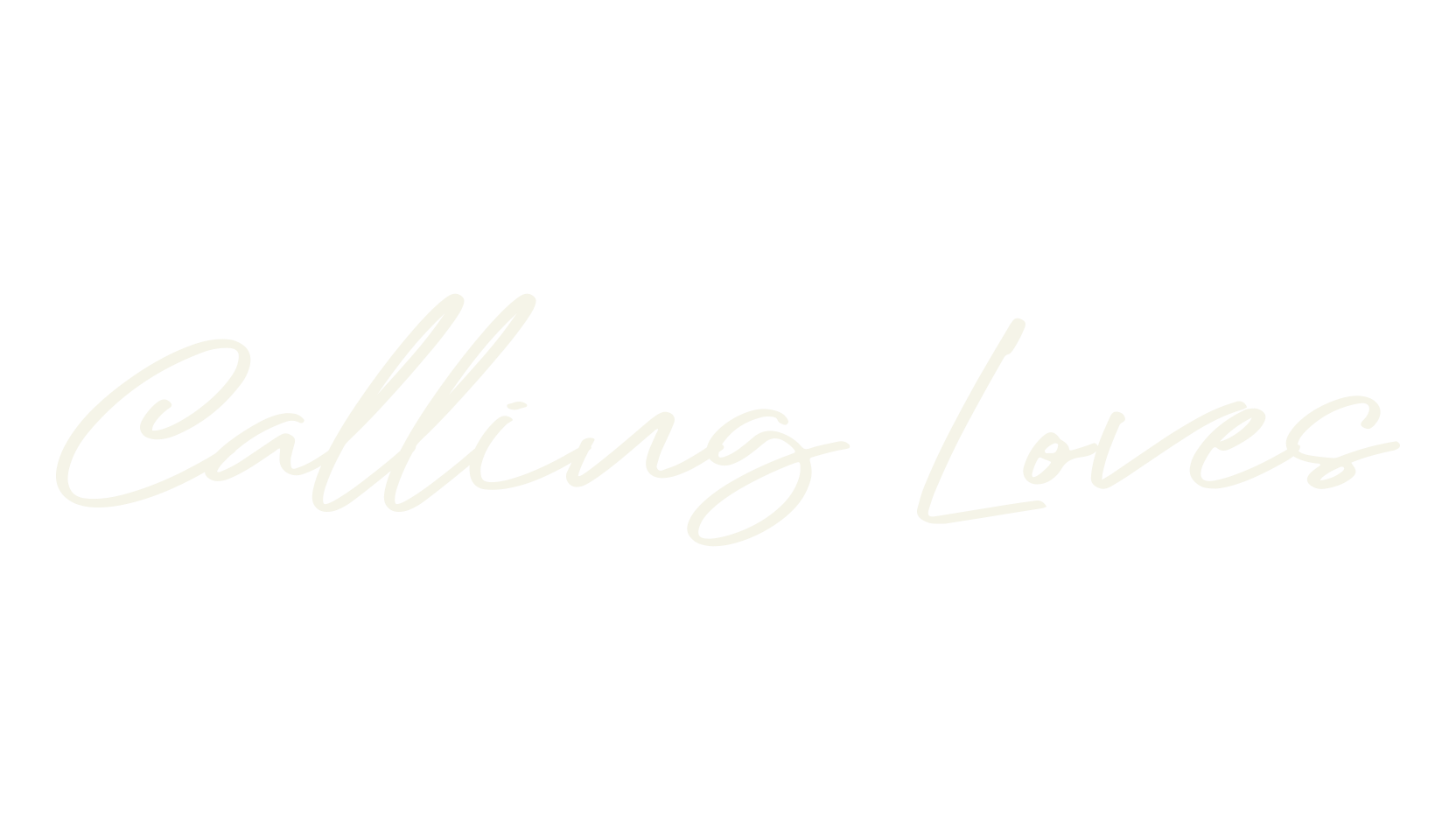 Calling Loves, fashion sign font preview