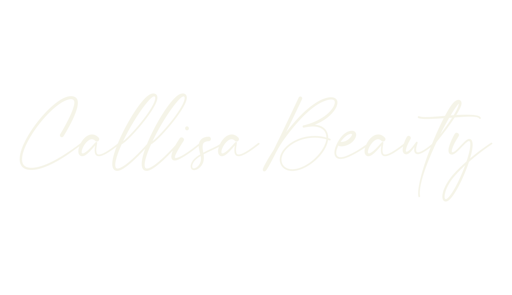 Callisa Beauty, signature font preview