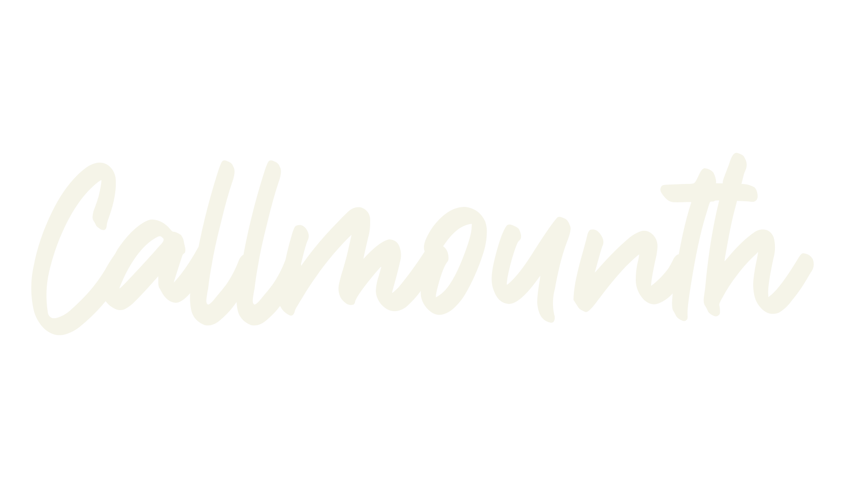 Callmounth, swirly font preview