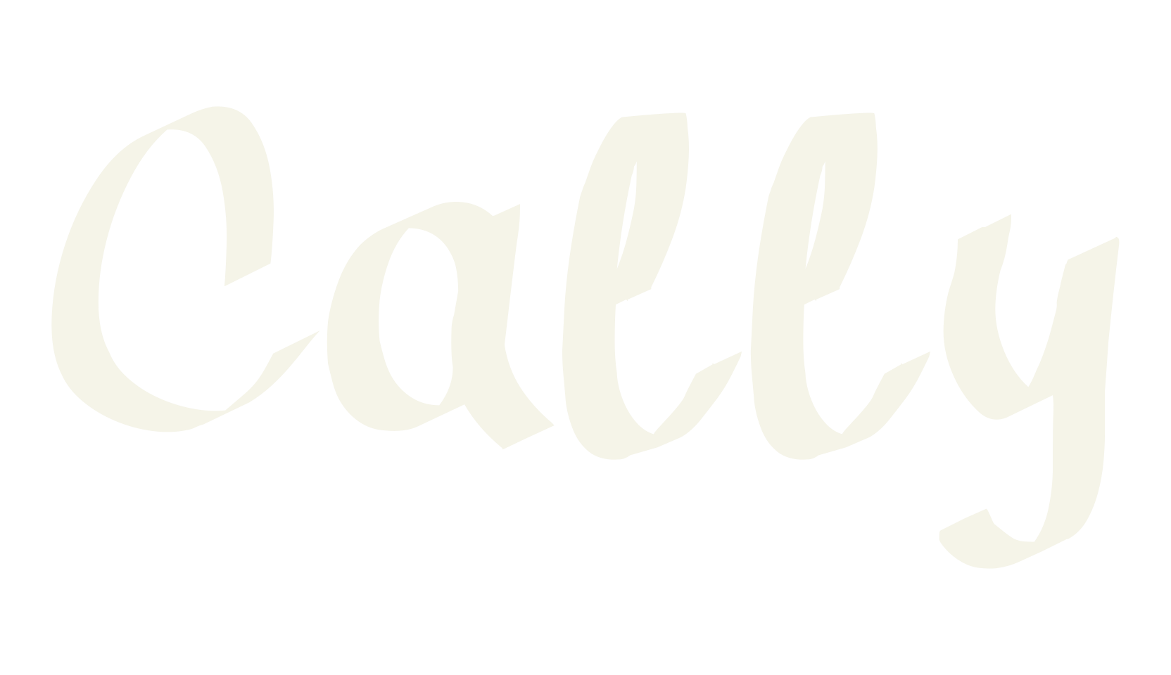 Cally, fancy font preview