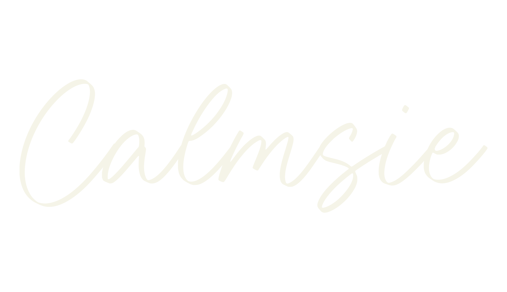 Calmsie, calligraphy font preview