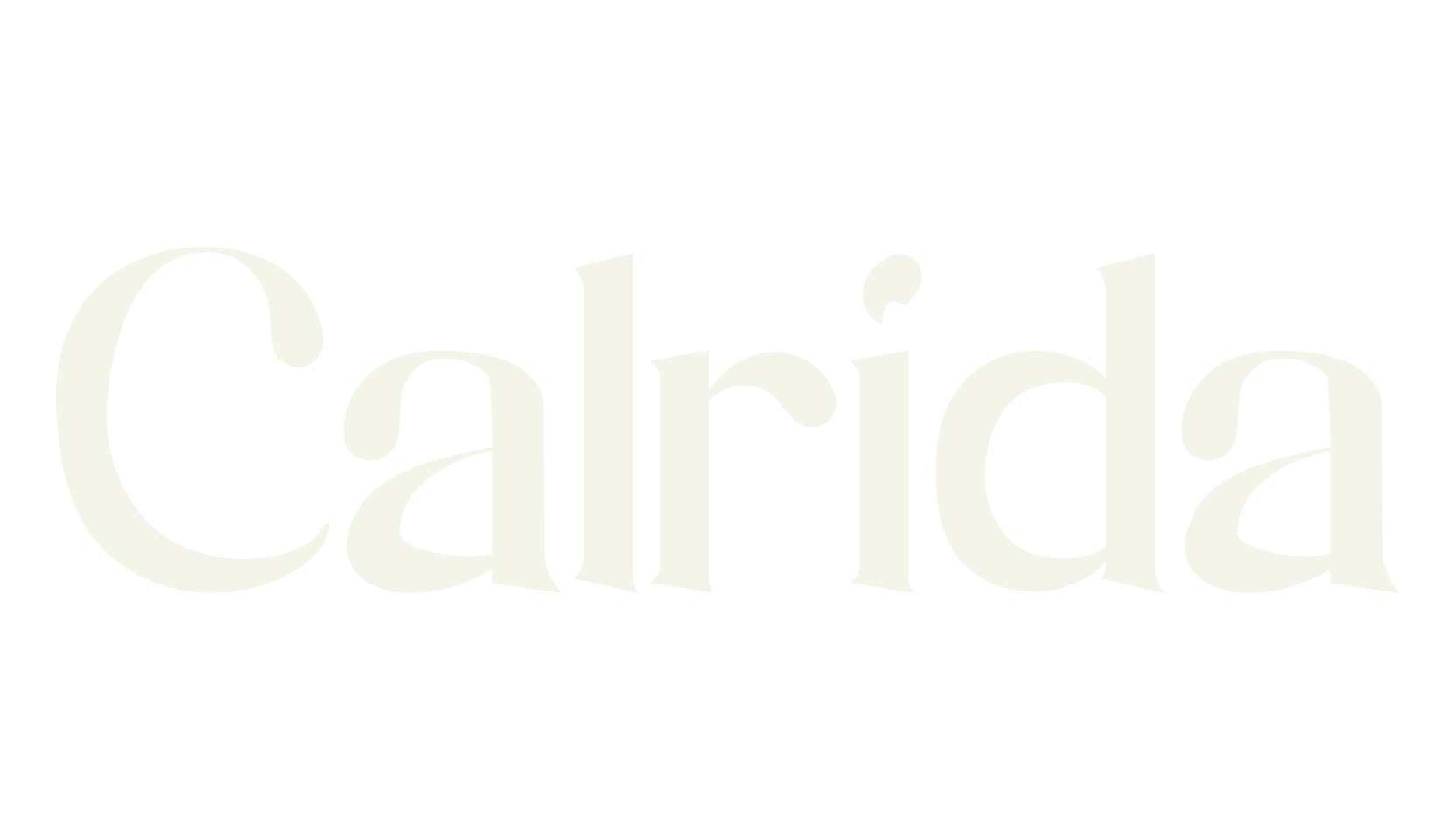 Calrida, fancy font preview