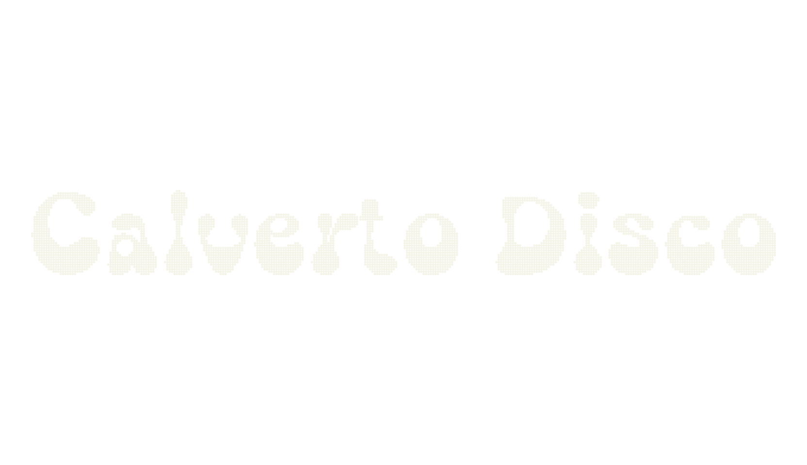 Calverto Disco, disco font preview