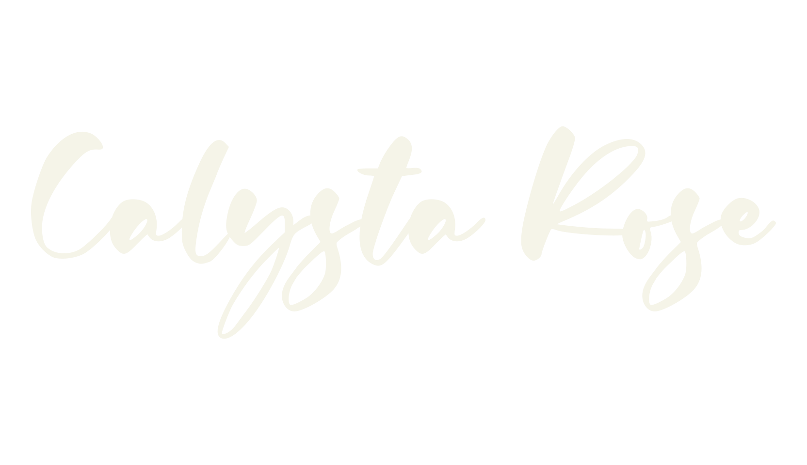 Calysta Rose, script font preview