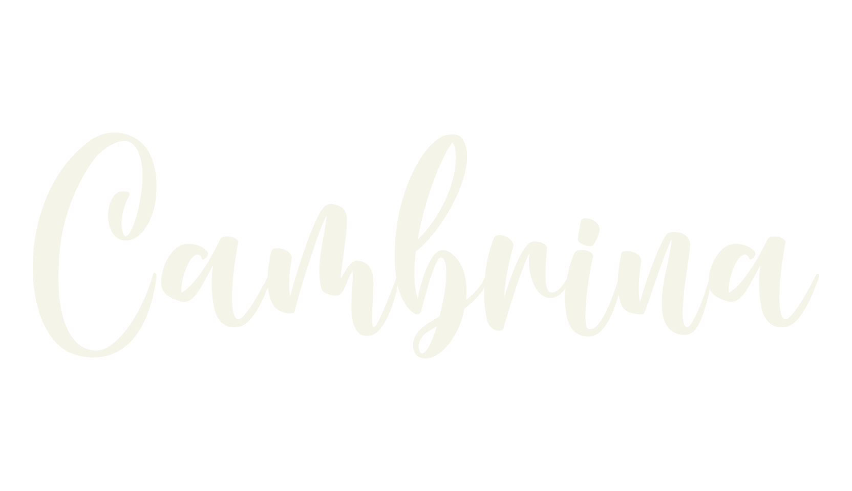 Cambrina, calligraphy font preview