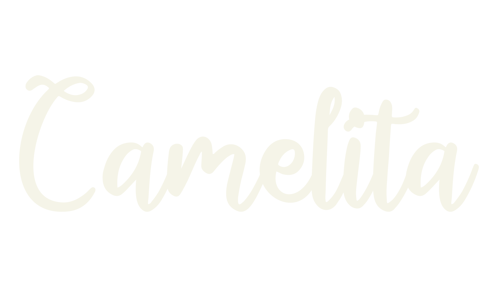 Camelita, fancy font preview