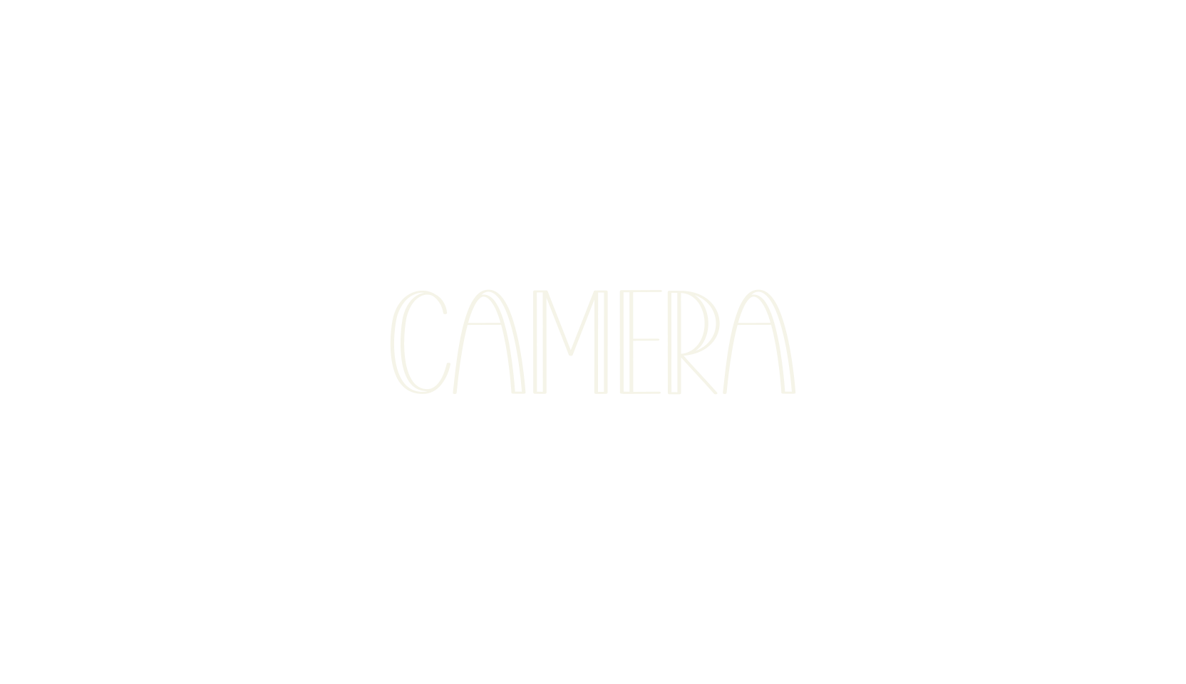 Camera, various font preview