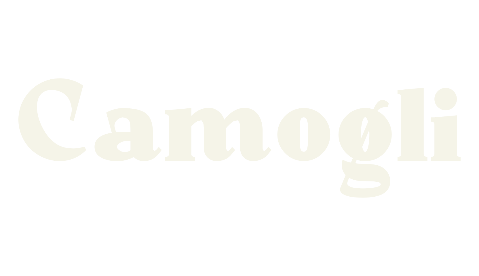Camogli, bold font preview