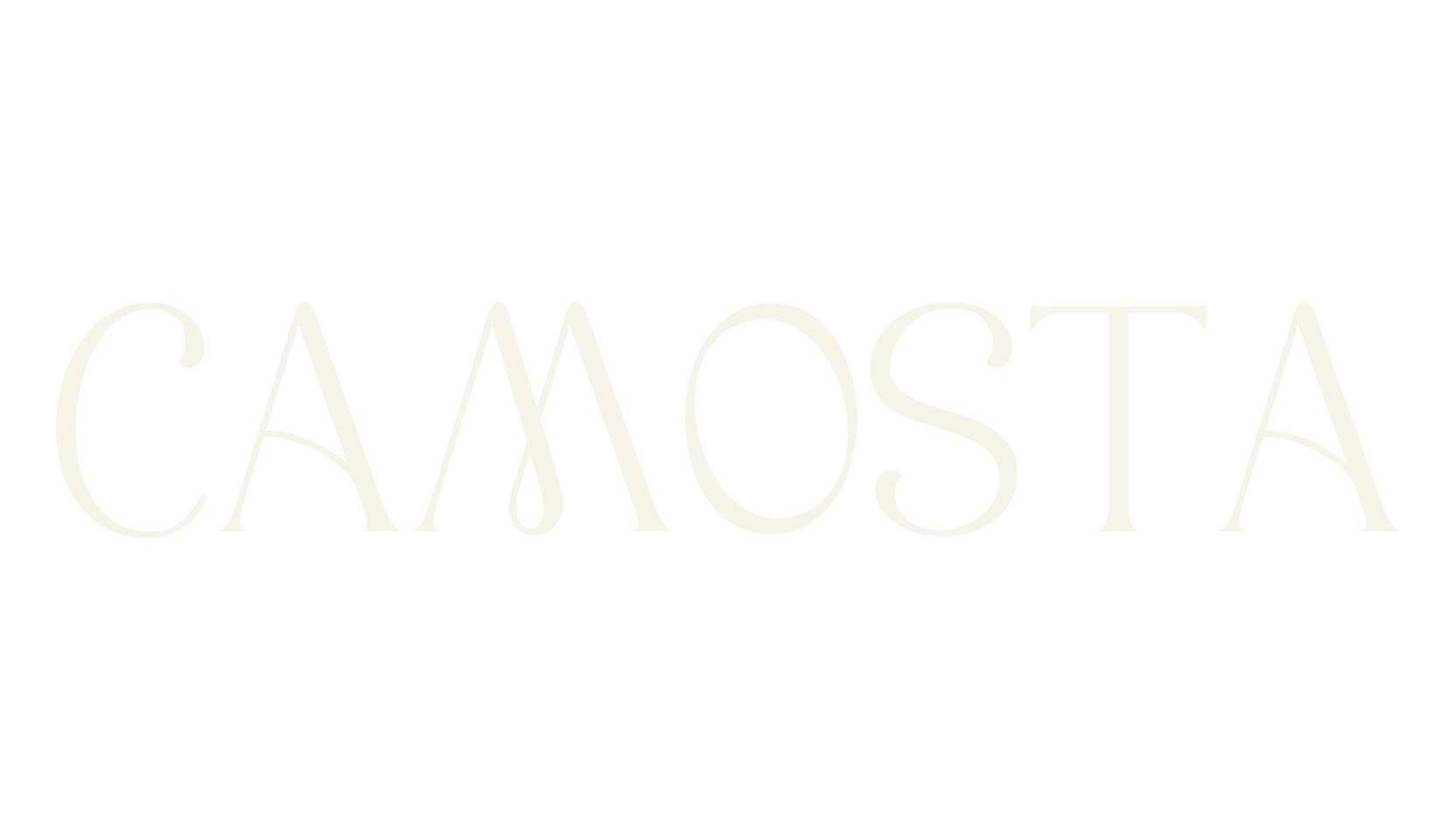 CAMOSTA, wedding font preview