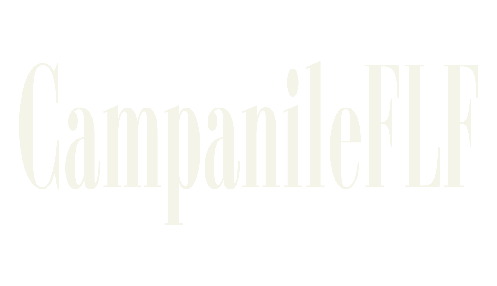 CampanileFLF, serif font preview