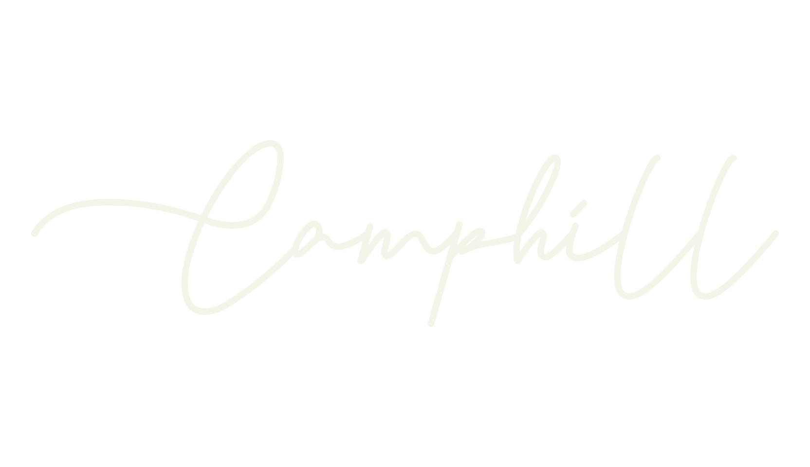 Camphill, signature font preview