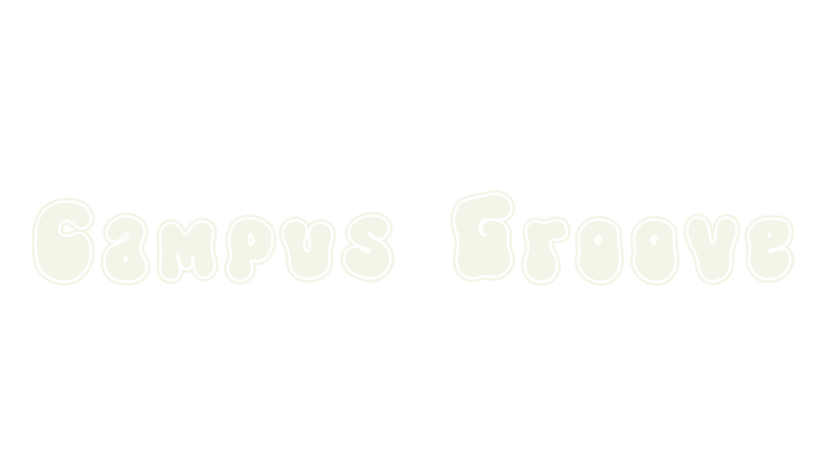 Campus Groove, fancy font preview