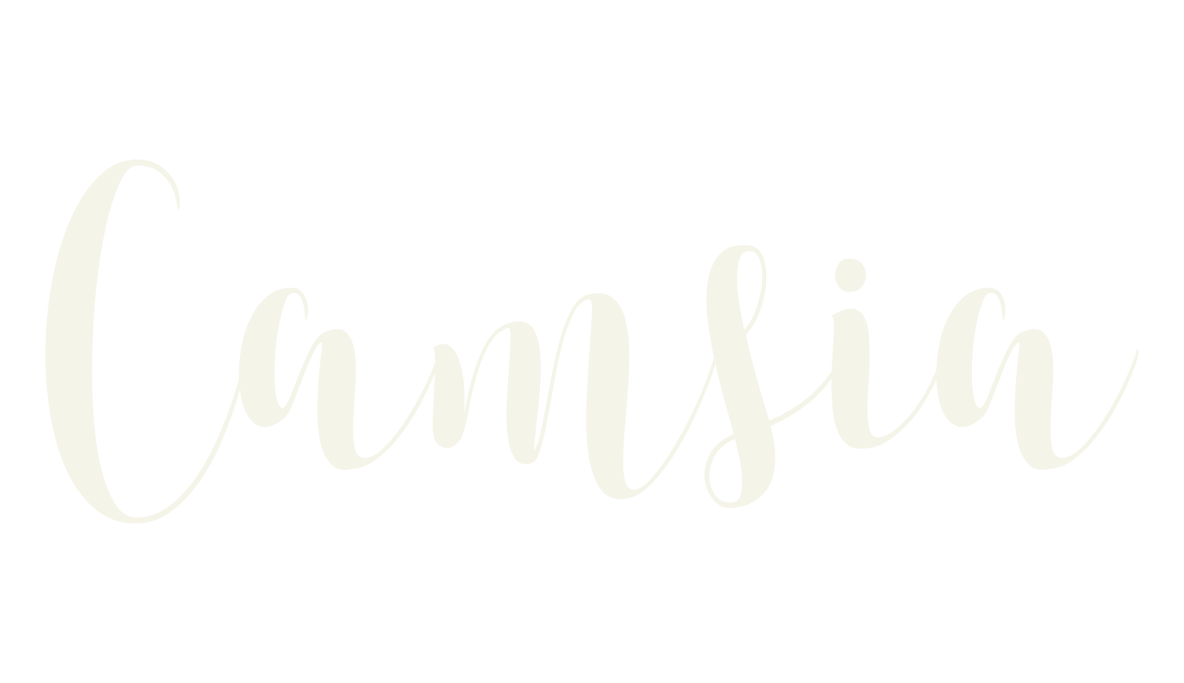 Camsia, lettering font preview