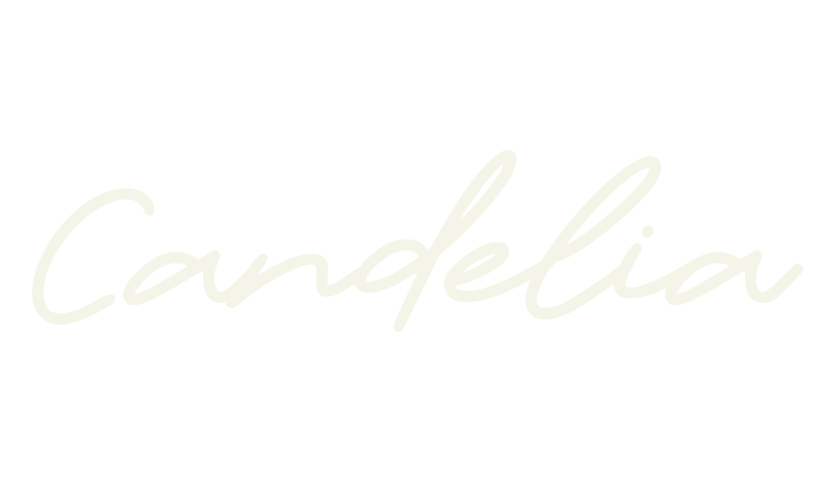 Candelia, cursive font preview
