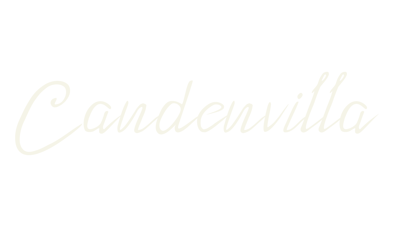 Candenvilla, cursive font preview