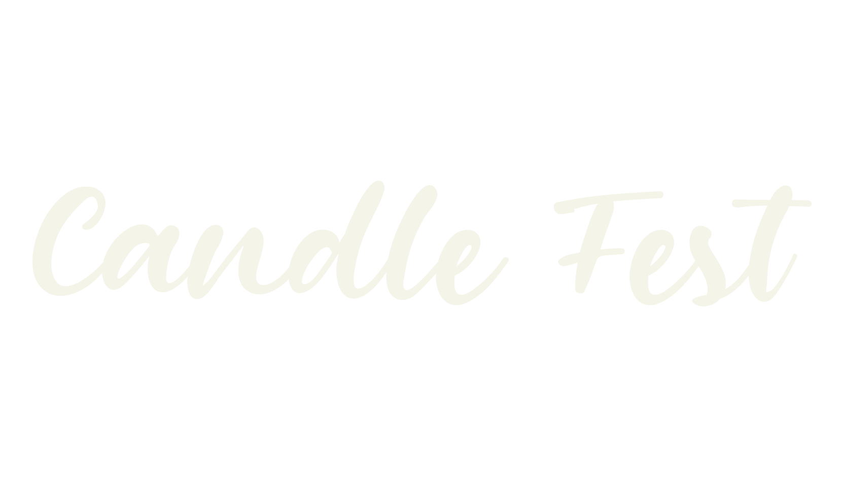 Candle Fest, fashion sign font preview