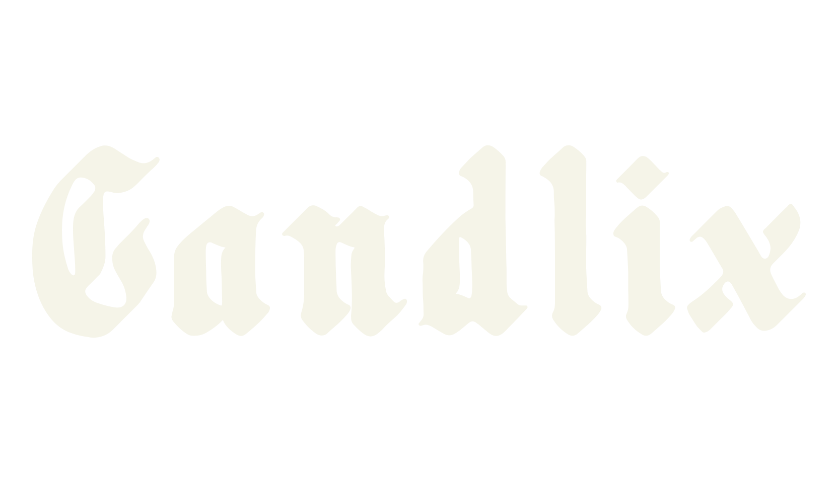 Candlix, tattoo font preview