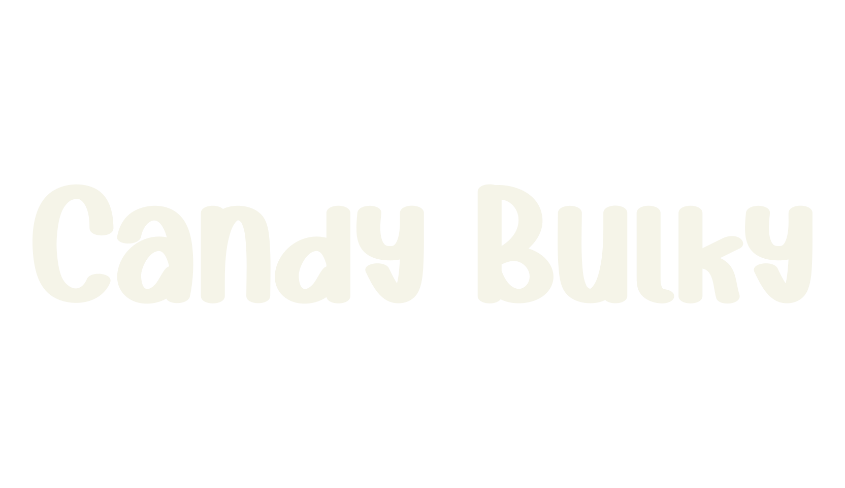 Candy Bulky, script font preview