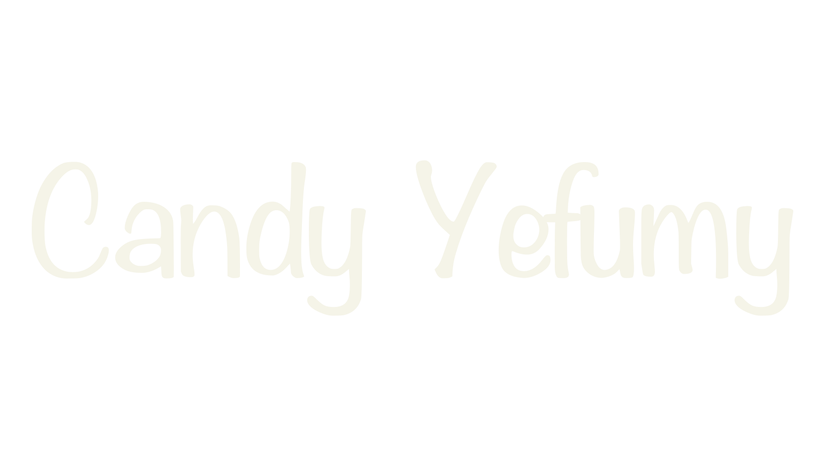 Candy Yefumy, cute font preview