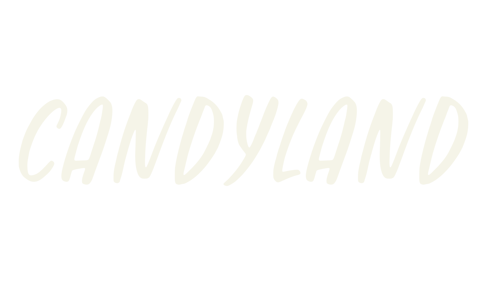 Candyland, fashion script font preview