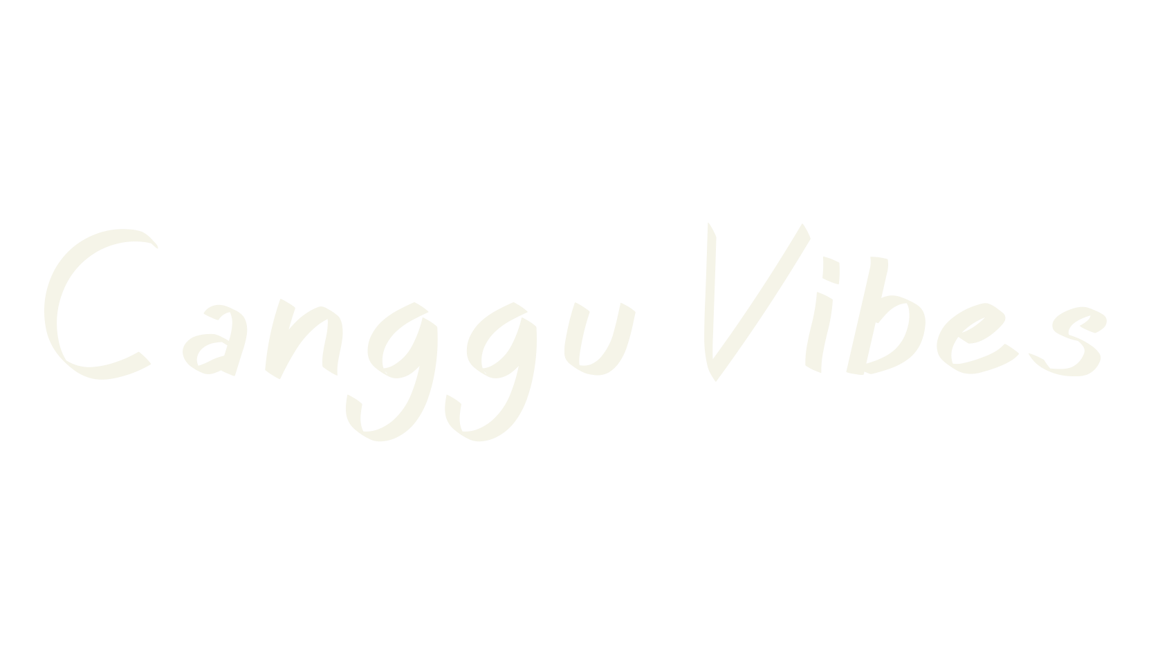 Canggu Vibes, text font preview