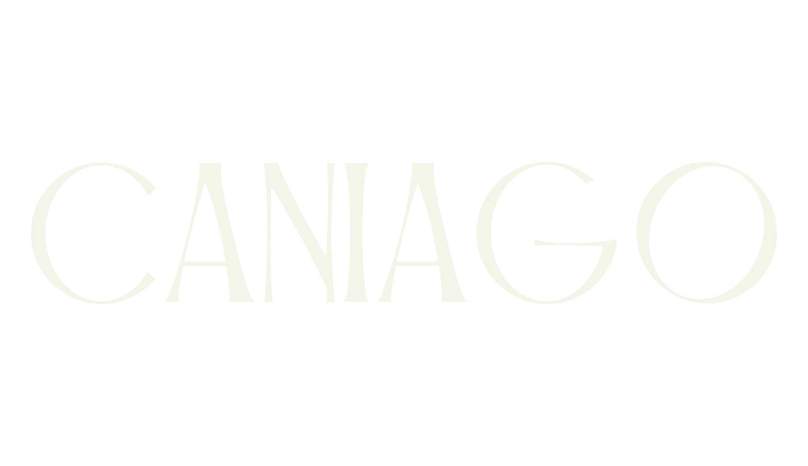 Caniago, thin font preview